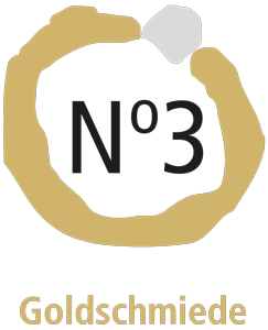 Goldschmiede No3 Logo hoch